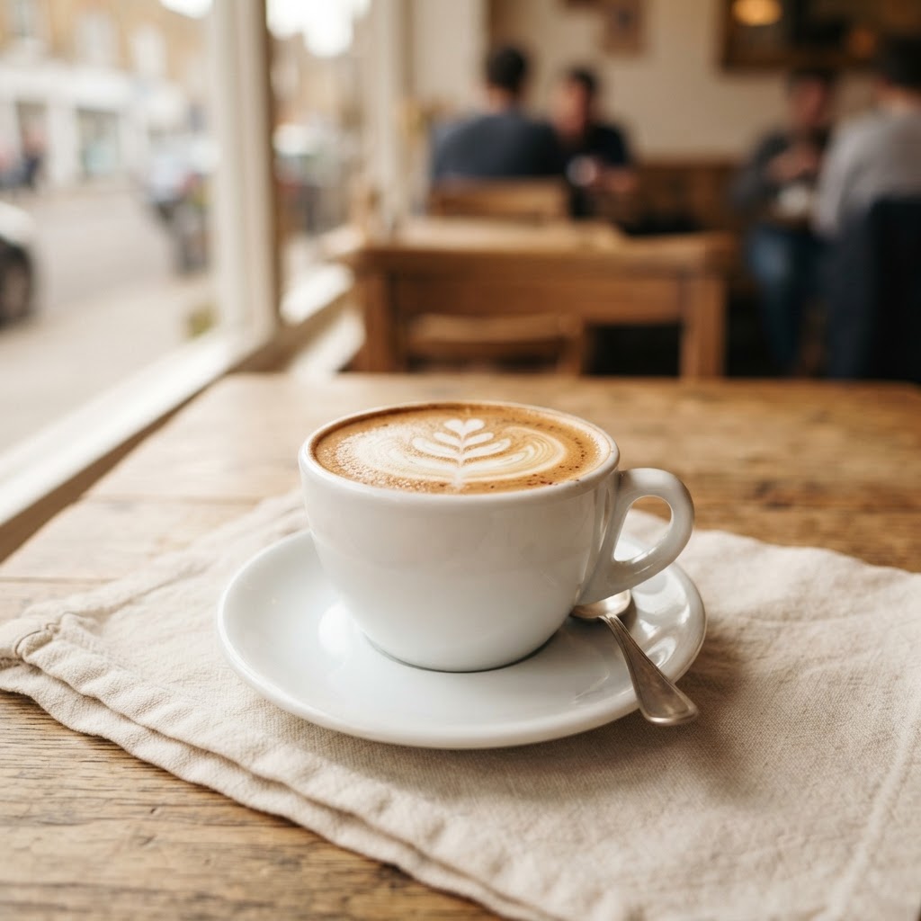 Cappuccino with milk foam